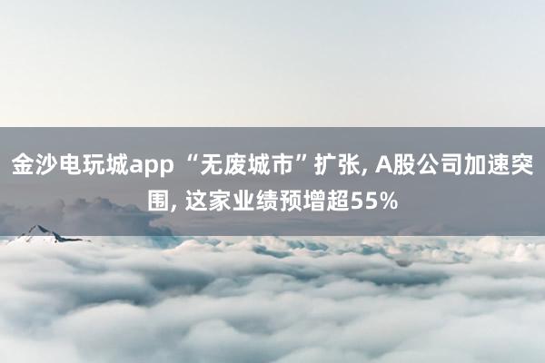 金沙電玩城app “無(wú)廢城市”擴(kuò)張, A股公司加速突圍, 這家業(yè)績(jī)預(yù)增超55%